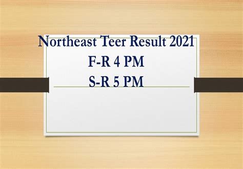 northeast morning teer common number|Welcome to Northeast Super Result .